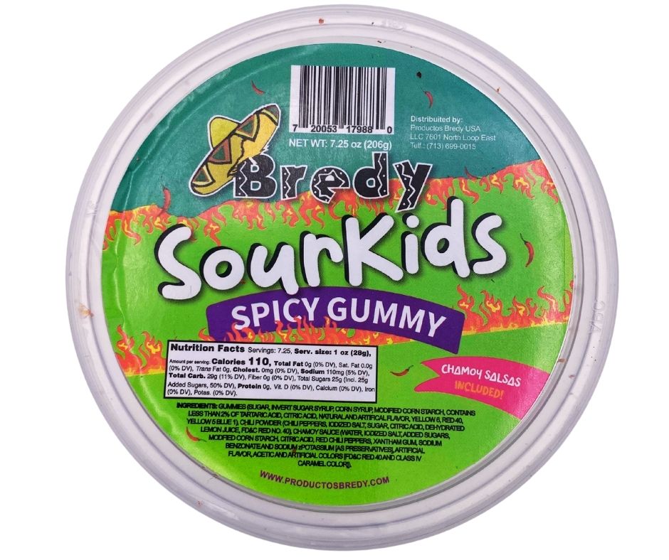 Bredy - Enchiladas Spicy Gummy Sour Kids 7.5oz