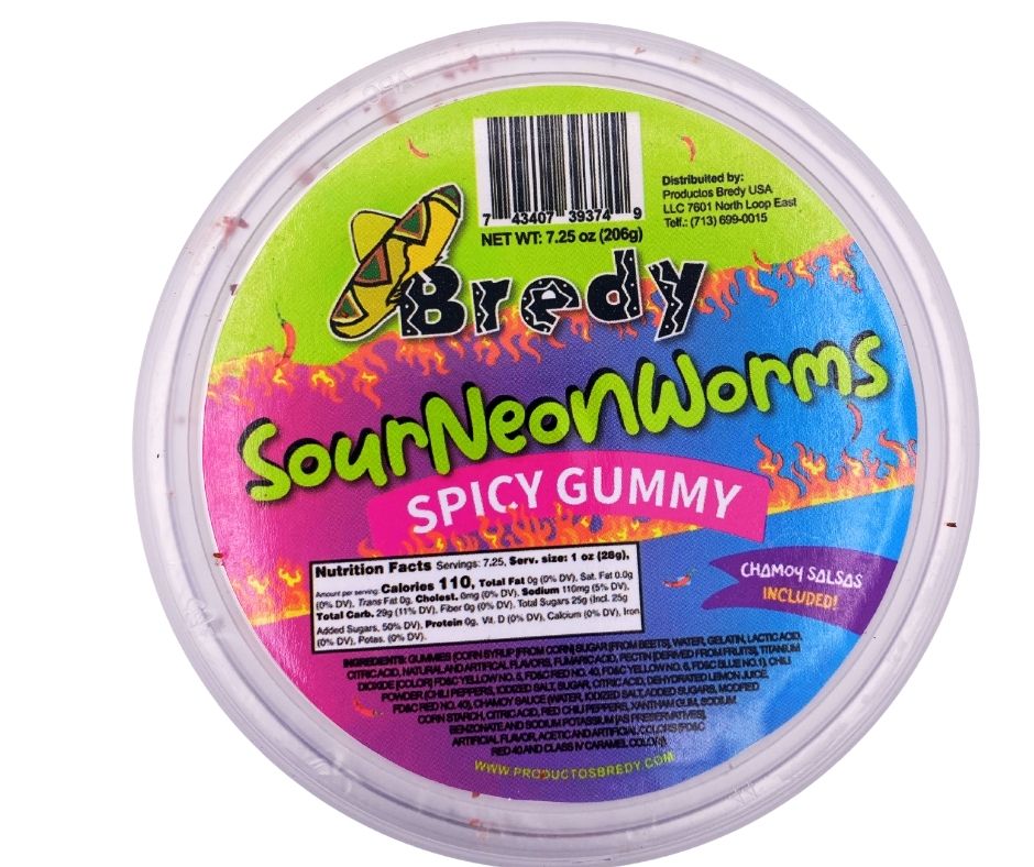 Bredy - Enchiladas Spicy Gummy Sour Neon 7.5oz