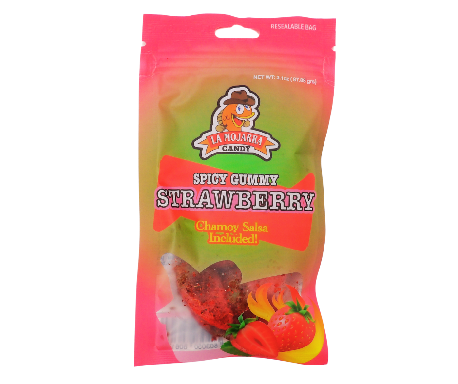 La Mojarra Spicy Gummy Strawberry 3.1 oz