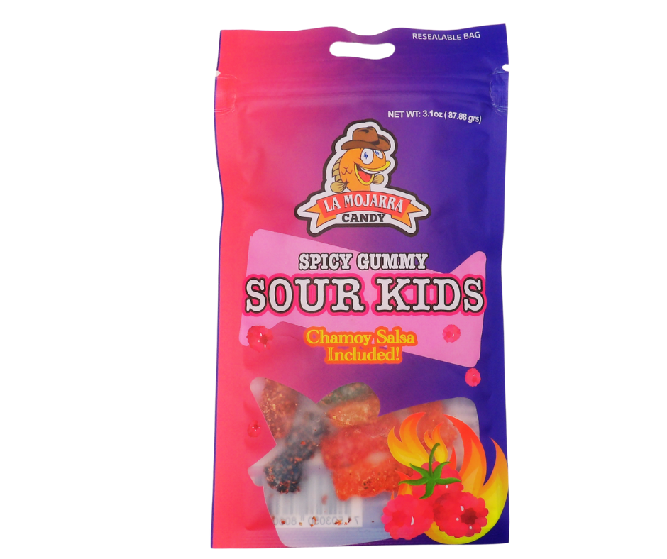 La Mojarra Spicy Gummy Sour Kids 3.1 oz