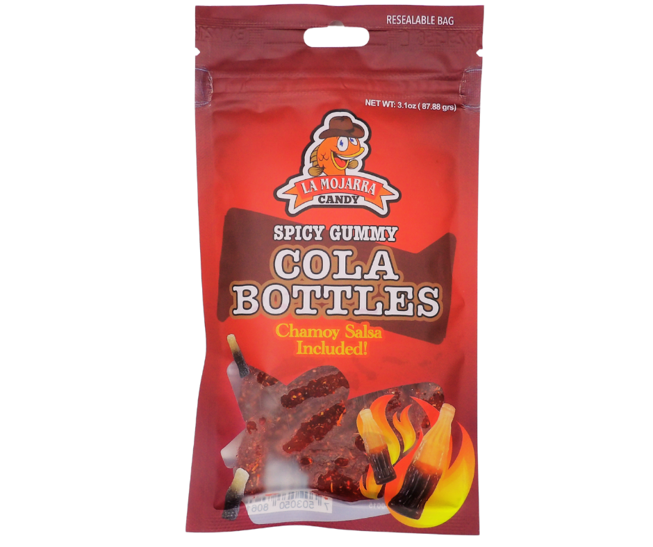 La Mojarra Spicy Gummy Cola Bottles 3.1 oz