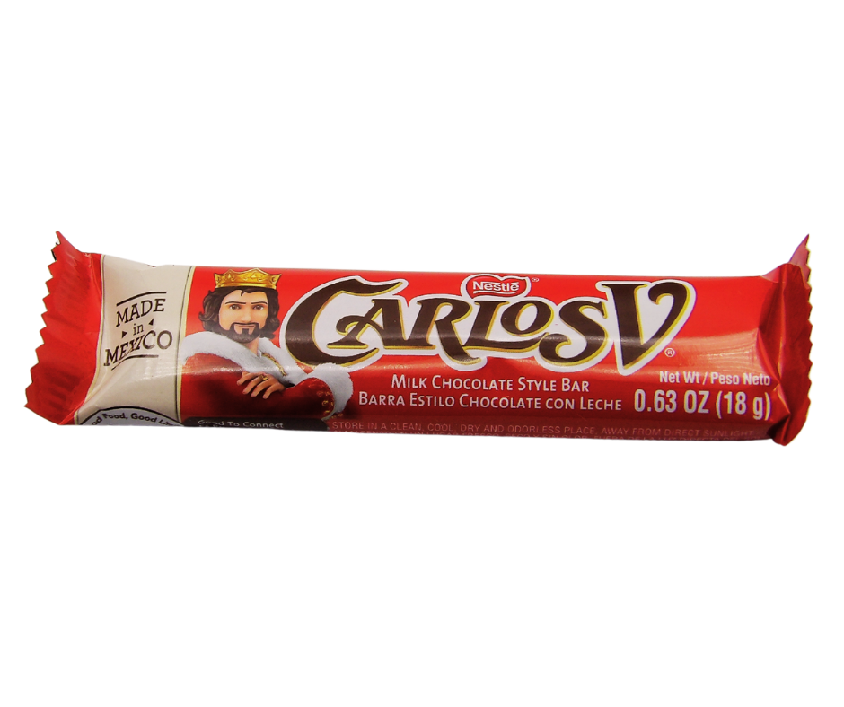 Carlos V - Chocolate Bar Display 32 unidades.