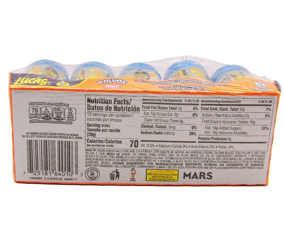 Lucas Baby Mango 1 / 10 ct