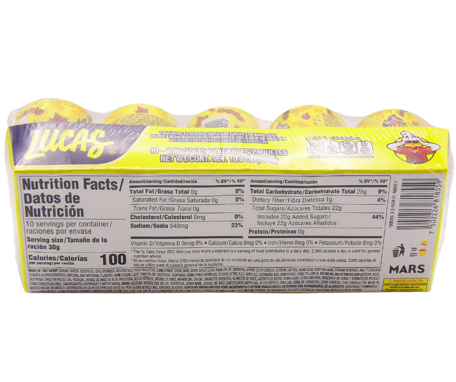 Lucas Muecas Tamarindo 1 / 10 ct