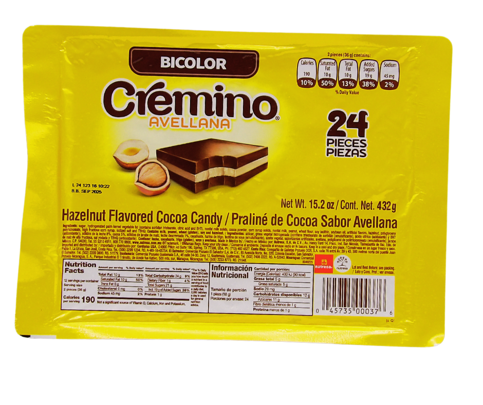 Nutresa -Cremino Bicolor 1 / 24ct