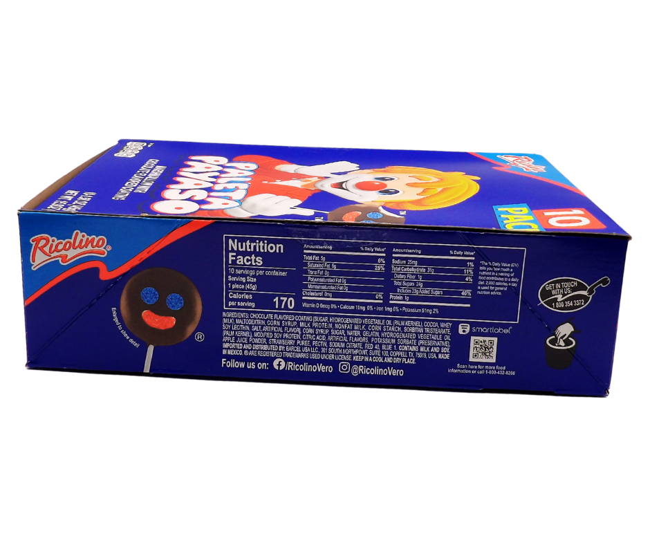 Ricolino Paleta Payaso 1 / 10ct.