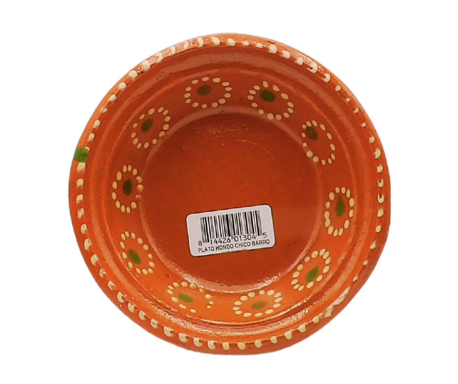 Plato de Barro Hondo Chico