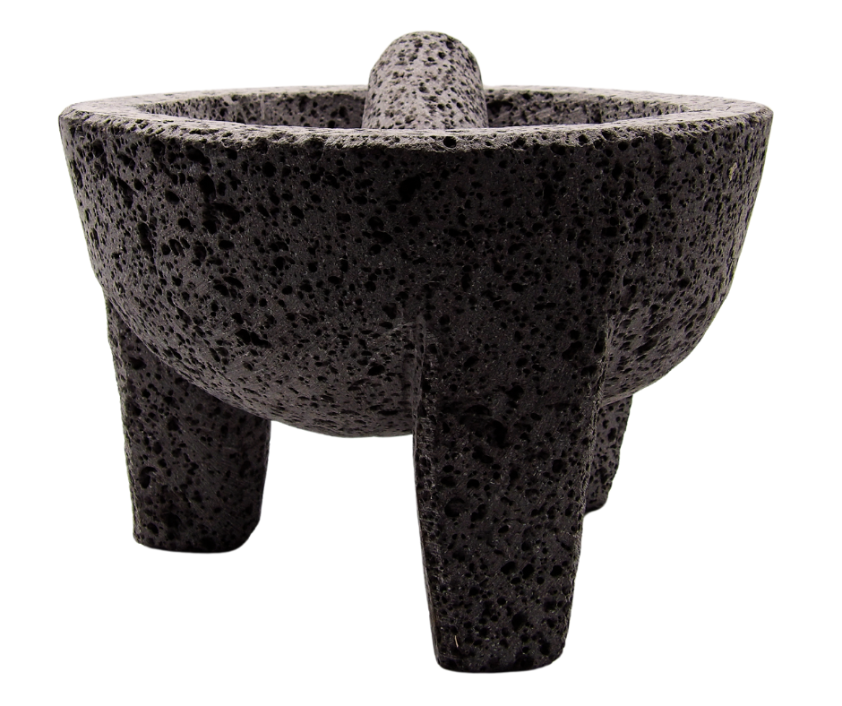 Molcajete de Piedra Negra # 8