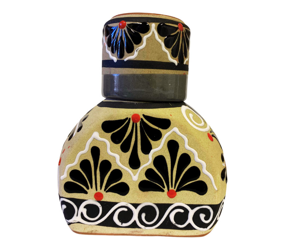 Polka de Barro Arenosa con vaso