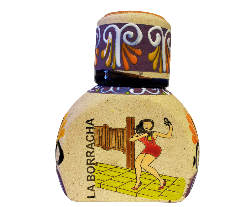 Polka de Barro Arenosa con vaso Loteria