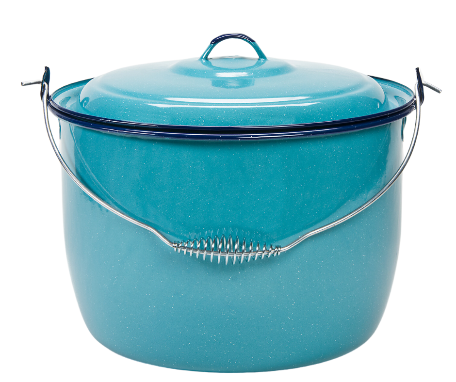 Cinsa - Olla Convexa 30 Azul Turquesa con Tapa