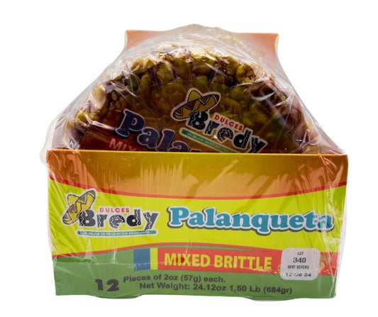 Bredy - Palanqueta Redonda Mixta Display 24.12oz  1 / 12ct