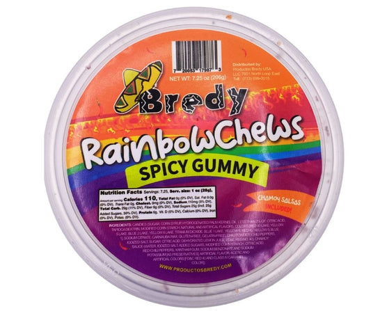 Bredy - Enchiladas Spicy Gummy Rainbow Chews 7.5oz