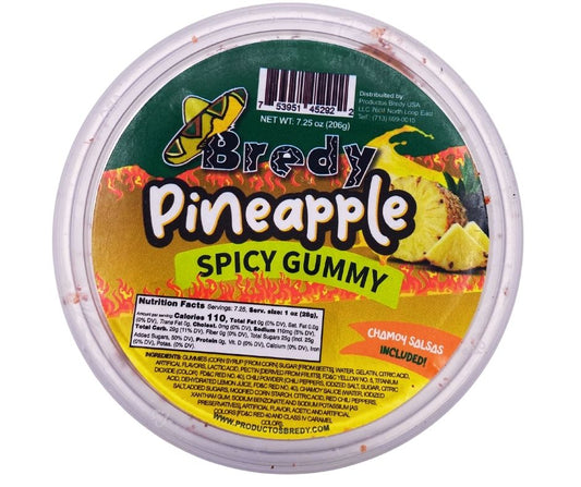 Bredy - Enchiladas Spicy Gummy Pinneapple Chews 1ea