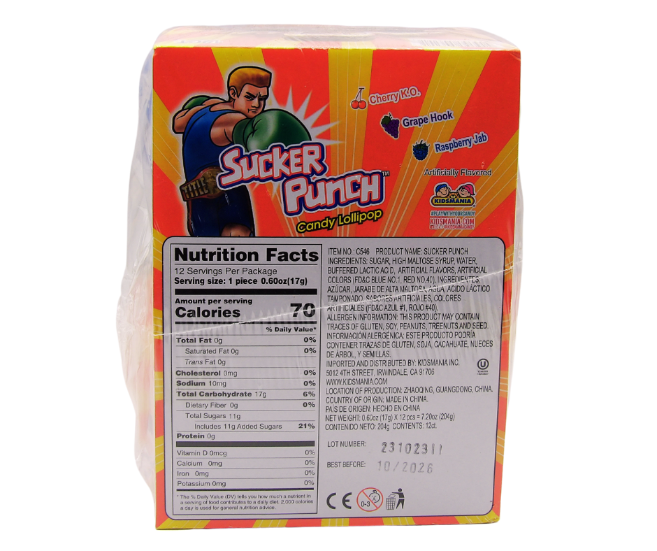 Kidsmania Sucker Punch 1 / 12ct