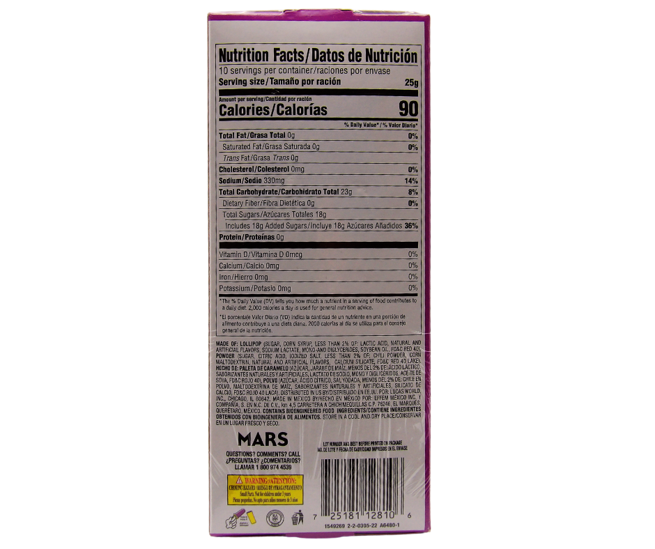 Lucas Muecas Chamoy 1 / 10 ct