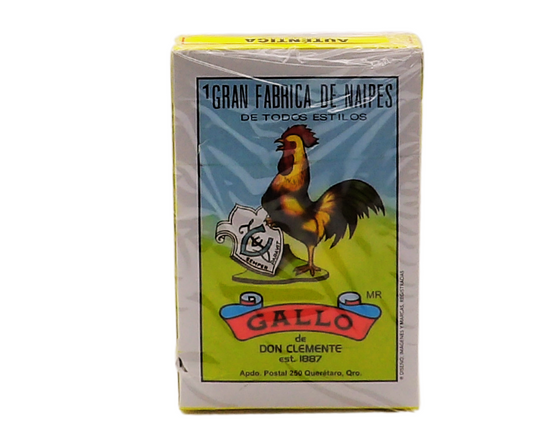 Baraja de Loteria "Gallo"