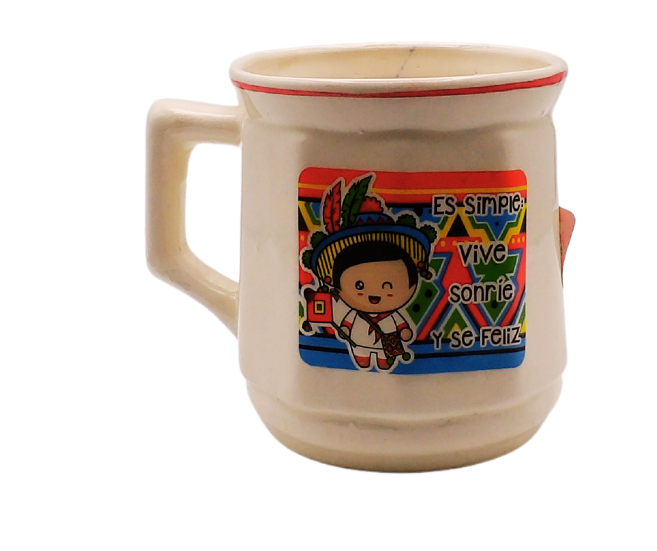 Taza Ceramica Decorada