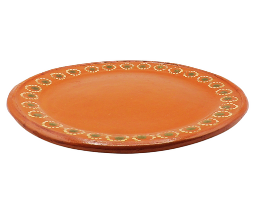 Plato de Barro Redondo Mediano 21cm