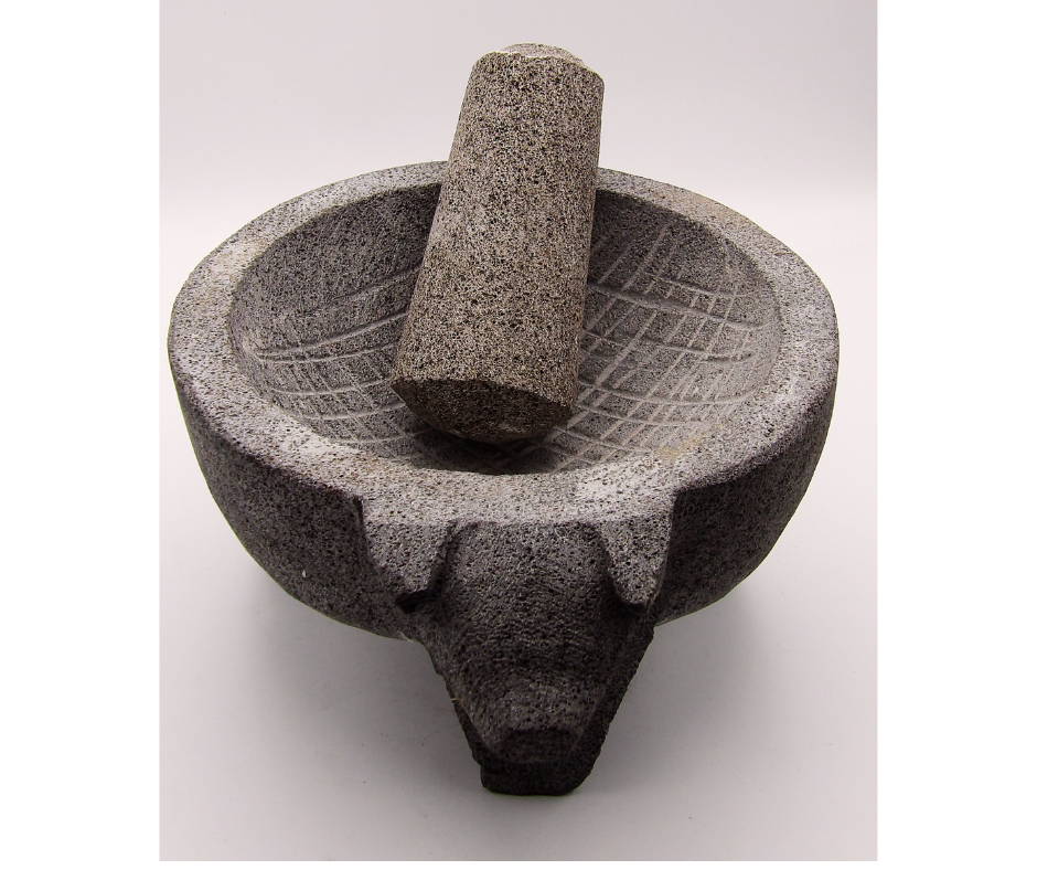 Molcajete de Piedra Gris # 8