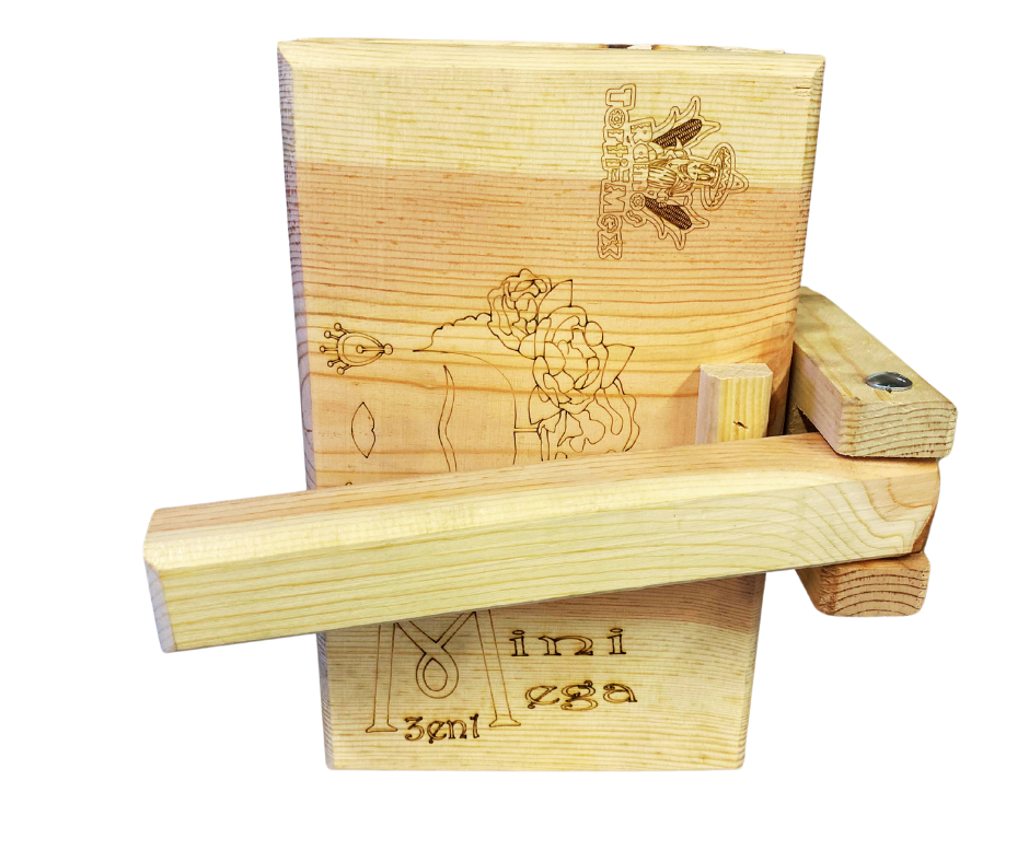 Mini Mega Toxica Prensa 3 en 1 de Madera Ramos